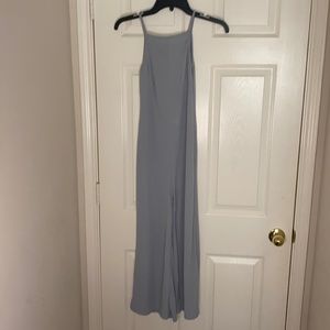 Pale Blue croppwd jumpsuit